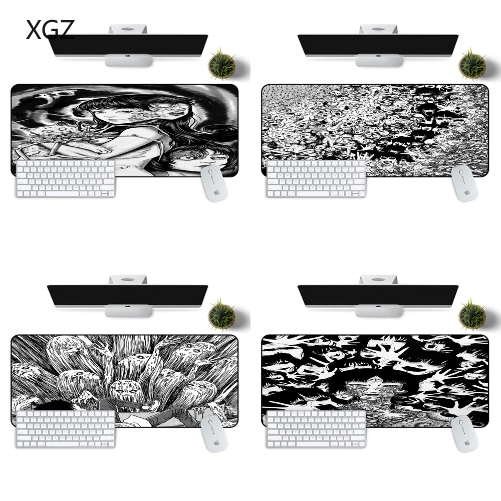 

Mouse Pad Anime Junji Ito Tees Horror Customized Laptop Gaming Mouse Pad Free Shipping Large Mouse Pad Mausepad Computer Mat