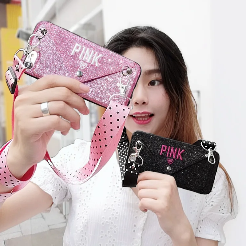 

Luxury Embroidery Crossbody Case for Coque iPhone 11 X XR XS MAX 11 pro Max 6 6S 7 8 Plus Funda Long Chain Card Wallet Cover