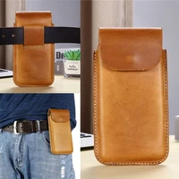for samsung galaxy z fold 2 case genuine leather cellphone belt waist bag for samsung galaxy z fold 3 phone cover