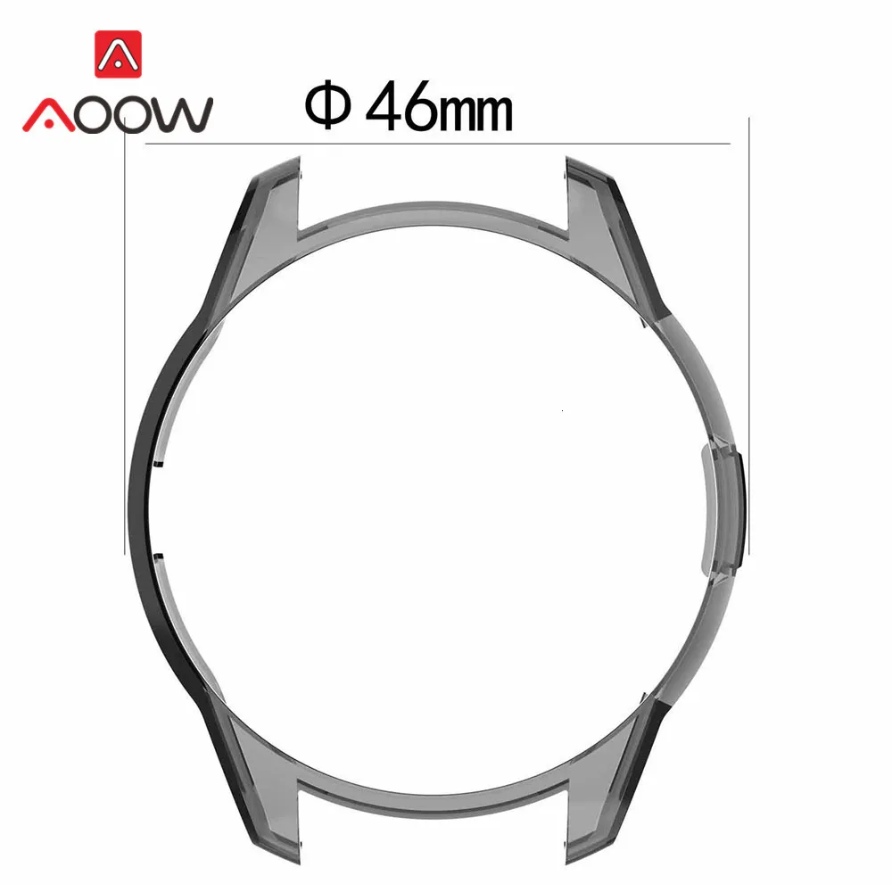 Мягкий силиконовый прозрачный защитный чехол для samsung Galaxy Watch 42 мм SM-R810 Защитная крышка оболочка Полная Защитная повязка