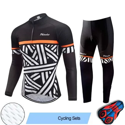 Cycling Set Phtxolue Pro одежда для велоспорта велосипедные Джерси Униформа осень для мужчин Велоспорт Джерси Набор дорожный велосипед майки костюм для езды на горном велосипеде - Цвет: Cycling Set