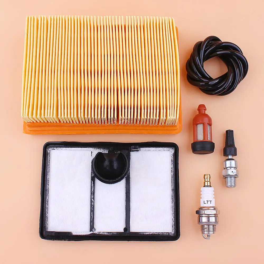 Kit de limpeza de filtro de ar, conjunto com válvula de descompressão para tira de descompressão stihl ts700 ts800