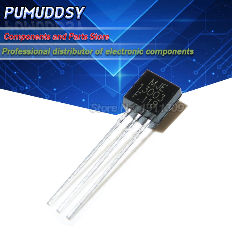 Биполярные транзисторы 1 5a 13003 V NPN IC 50 шт. MJE13003 450 TO 92|Транзисторы| |