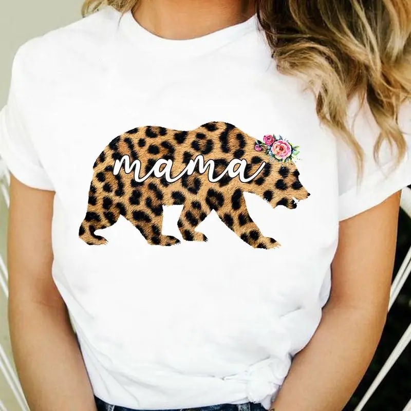 

Women Mom Mama Mother Printing Short Sleeve Casual O-neck Fashion Female Clothes Tees Tshirt Cartoon Lady Tops Graphic T-Shirt