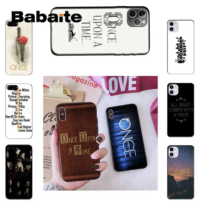 Babaite Once Upon A Time силиконовый чехол для задней панели мобильного телефона iPhone 8 7 6 6S