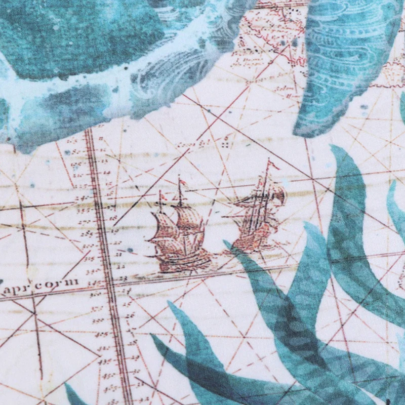 Коралловый флисовый коврик с рисунком морской черепахи для входной двери в