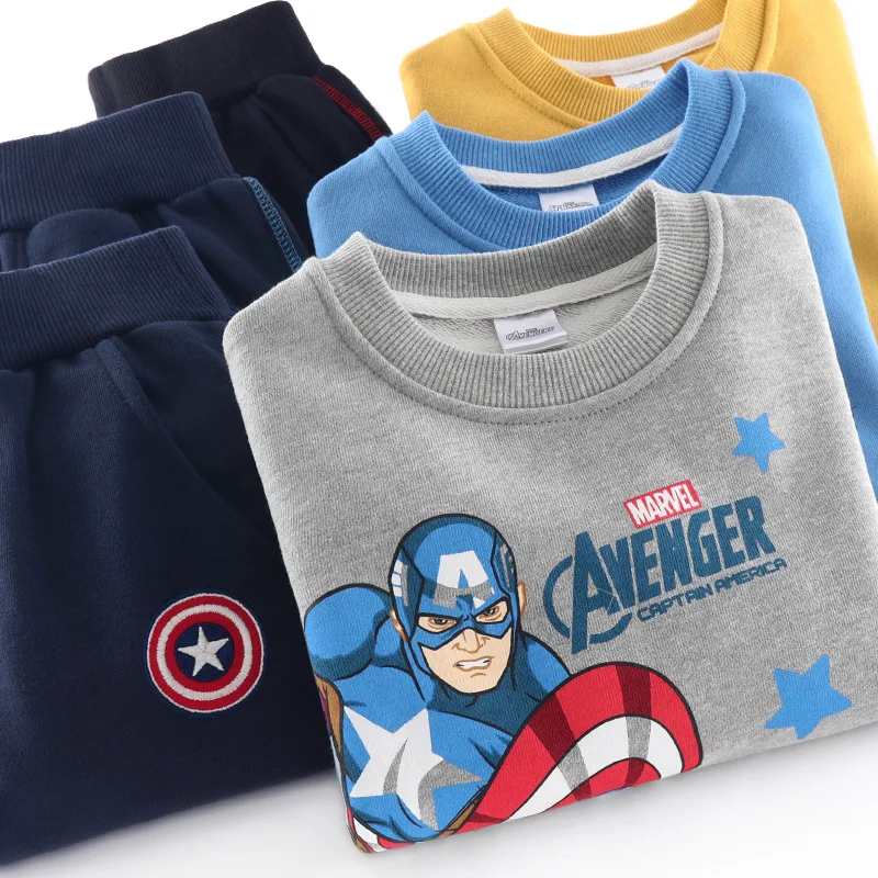 Детская одежда с героями комиксов Марвел косплей-костюмы капюшоном Человек-паук