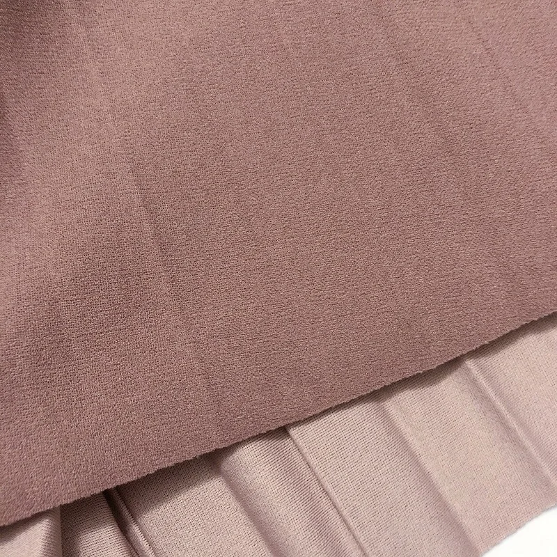 Повседневная плиссированная юбка с поясом женская элегантная средней длины в