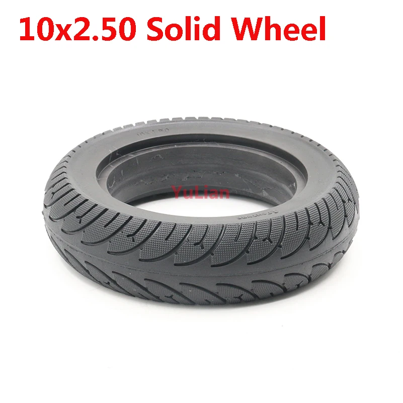 Шина безкамерная однотонная для электрического скутера 8 / 10 дюймов х2 50