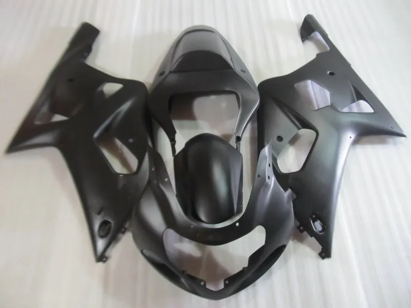 Комплект обтекателей под заказ для GSXR600 750 01 02 03 GSXR 600 GSXR750 2001 2002 2003 ABS Матовый черный