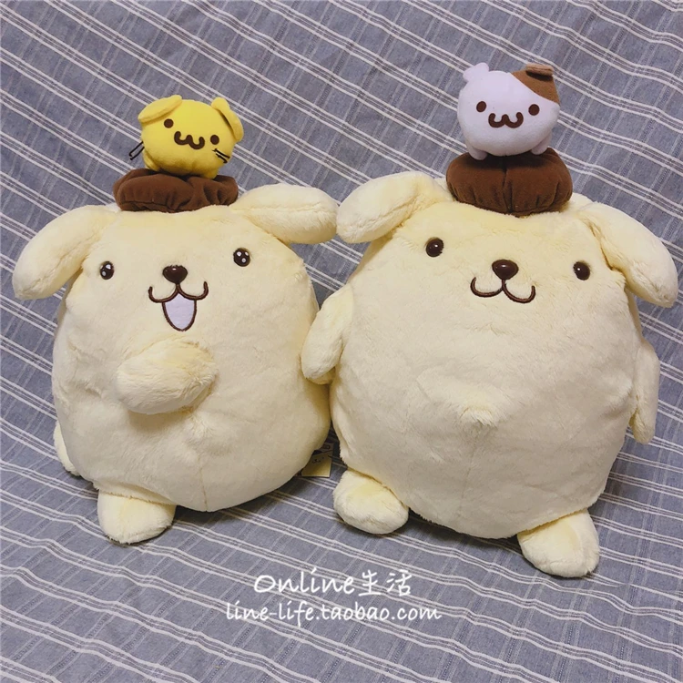 Новая Милая мультяшная собака PomPomPurin с друзьями кошка большой плюшевый 32 см