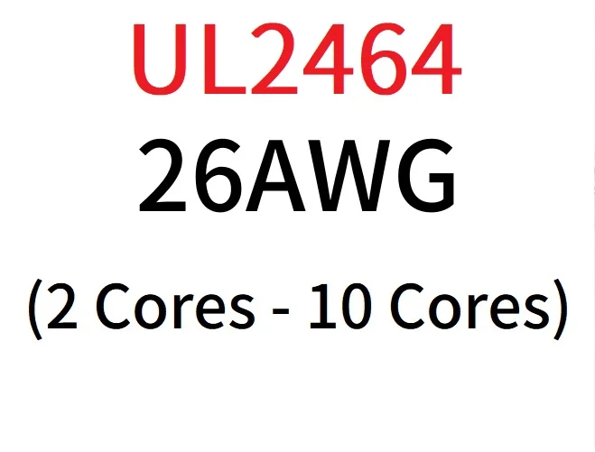 

Медный многожильный кабель UL2464 2-10 жил
