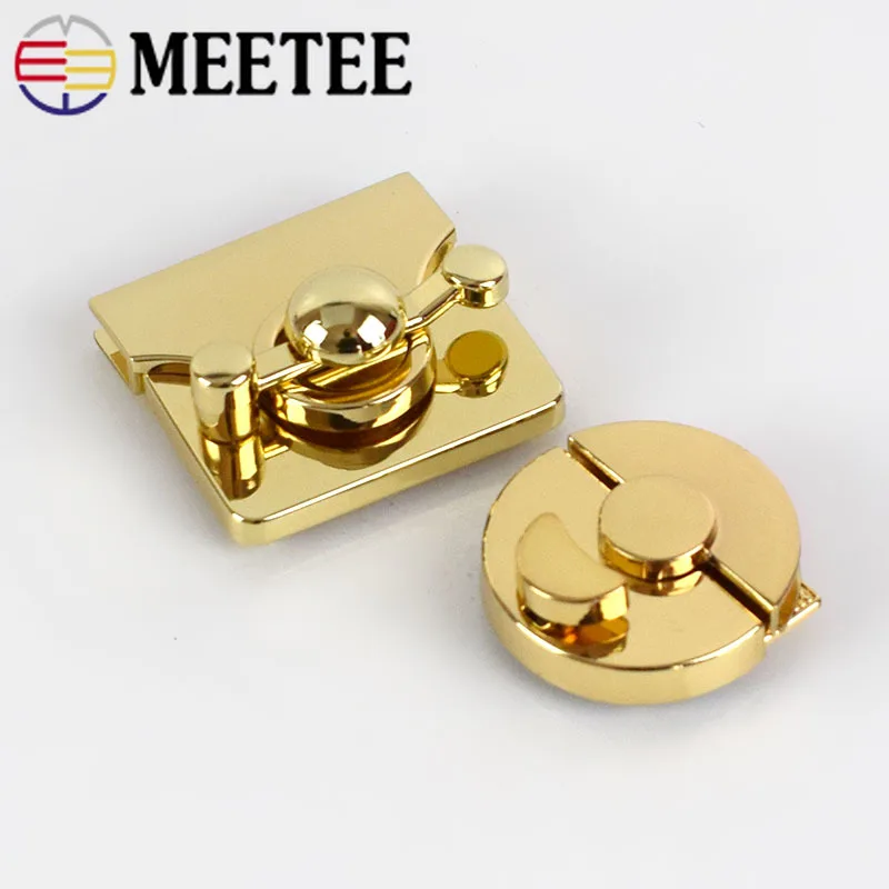 Meetee 2 шт. металлическая застежка с закручивающимся замком пружинная Пряжка для