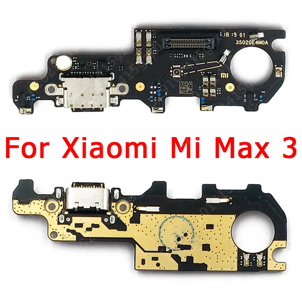 Оригинальный зарядный порт для Xiaomi Mi Max 2 3 Max2 Max3 USB плата зарядки PCB Dork Разъем Flex