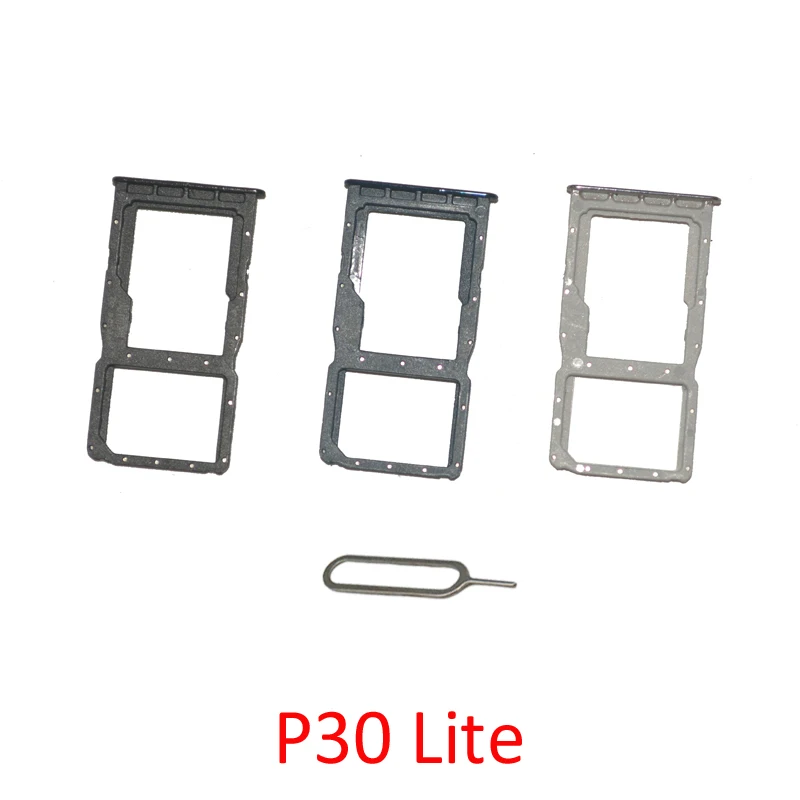 Лоток для SIM-карты Huawei P30 Lite держатель Micro SD сменные детали ремонта с контактом |