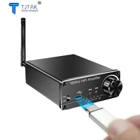 digital power amplifier bluetooth 5 0 receiver 192khz stereo audio hifi power amplifier with dac optical coaxial usb to analog