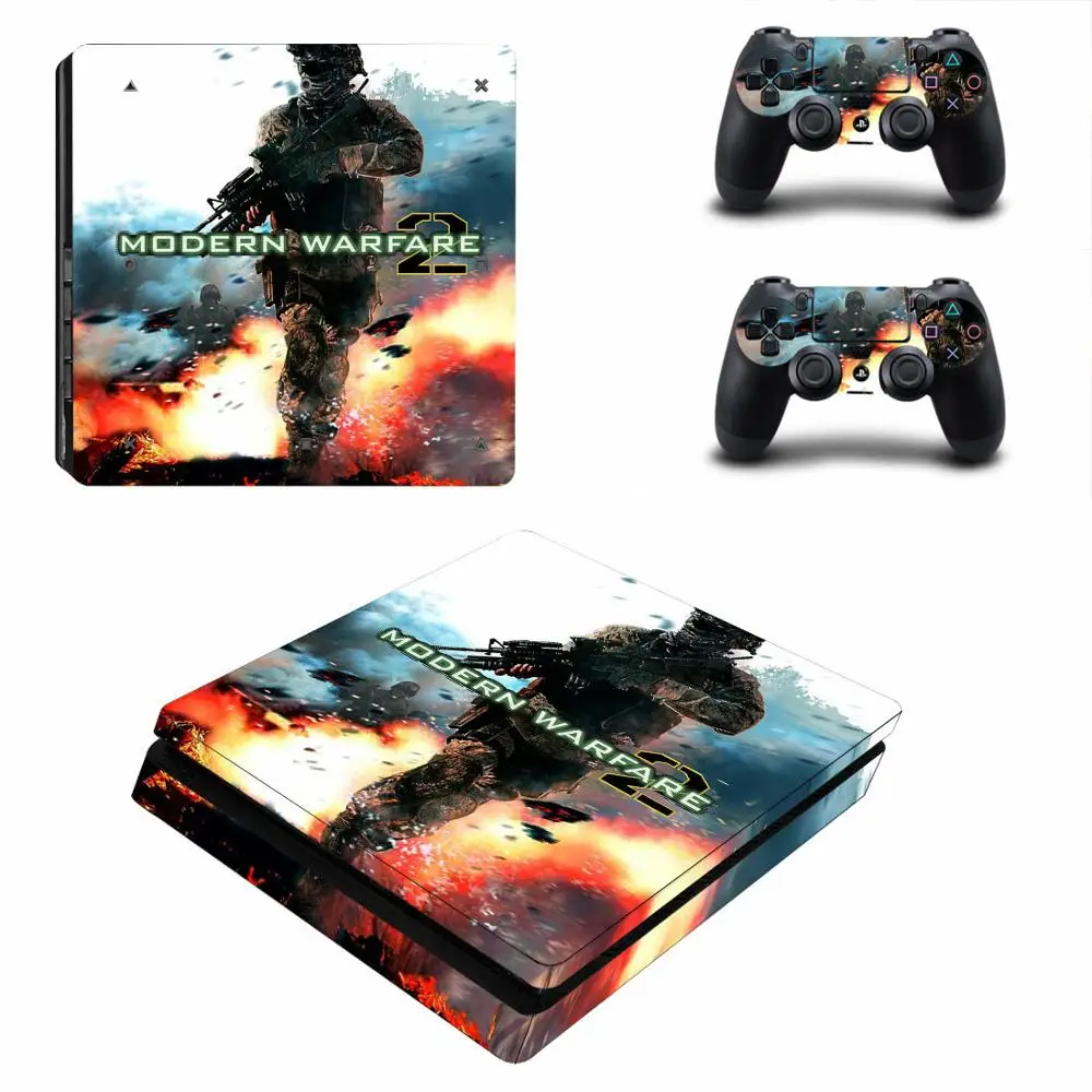 Тонкая наклейка s Play station 4 в стиле современной войны для PS4 наклейки PlayStation тонкая