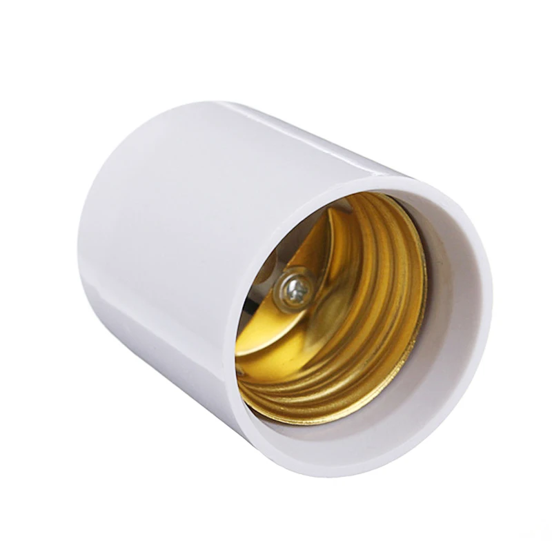 

GU24 to E27 White LED Light High Quality Material Fireproof Lamp Bulb Adapter Holder Socket GU24 Male to E27 Bulbs Adapter