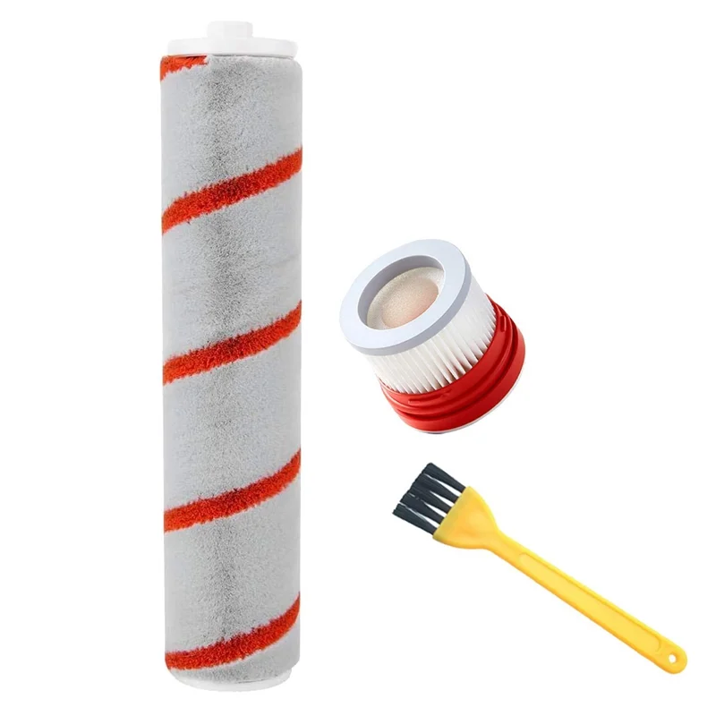 

HEPA Filter Roller Brush Replacements for Xiaomi Dreame V9 V9P V10 Handheld Vacuum Cleaner Accessories Parts Kit 3 Piece