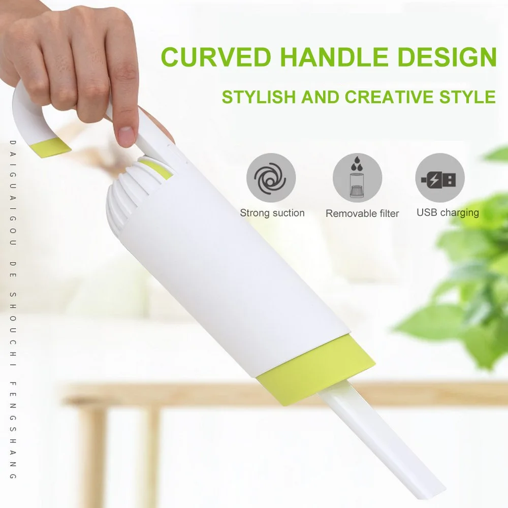 Ультратихий мини пылесос портативный пылесборник домашний ручной аспиратор для