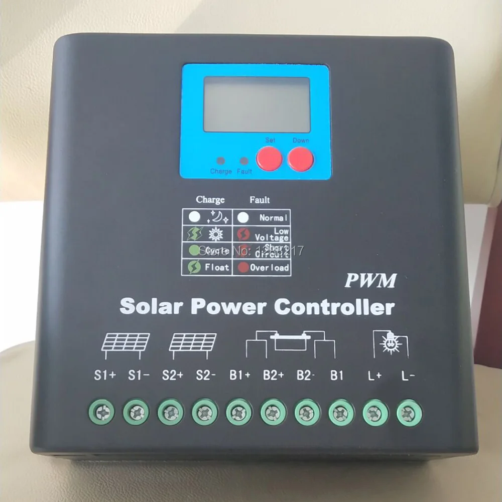 192 в/220 В/240 В 30A 50A 60A 80A ток DC PWM солнечный контроллер заряда PV зарядное устройство