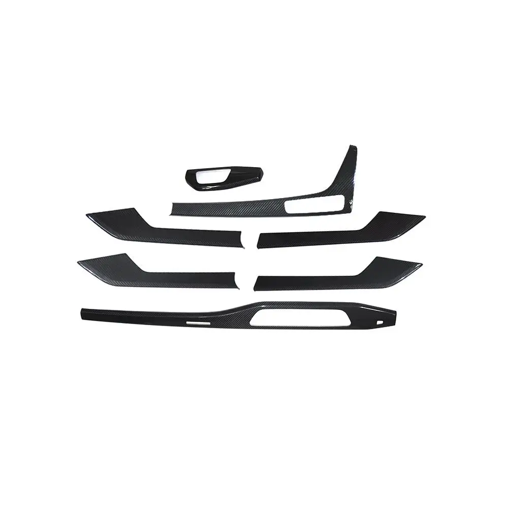 

Replacement Carbon Fiber Interior Trim For AUDI A4 S4 Dashboard Kit Door Handle Trim Styling center console cover 2016-2019