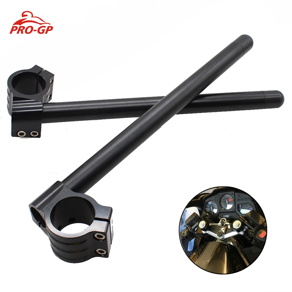 

Motorcycle Handlebar For Suzuki GSE600/750/1100 SV650 GSX750/1100 Aluminum CNC Clip On Ons Fork Handle Bar