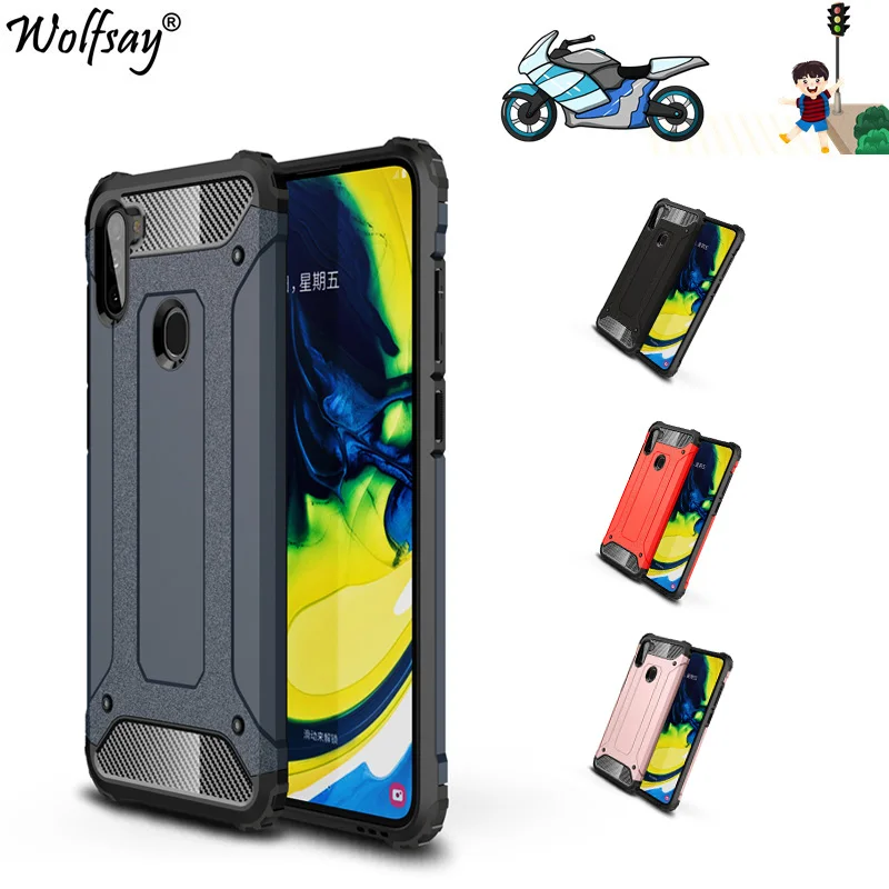 Чехол для Samsung Galaxy M11 ТПУ + ПК противоударный гибридный защитный чехол M21 M31