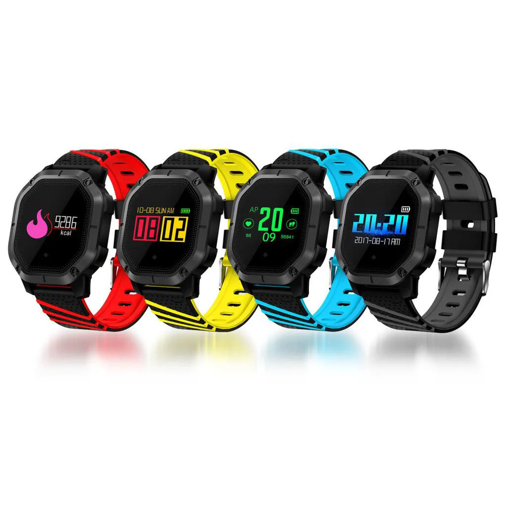 Смарт часы 1 дюймовый ЖК дисплей Спорт/фитнес трекер наручные для длительного
