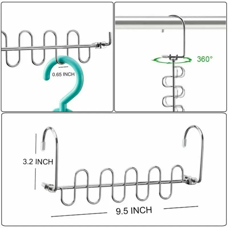 Household Magic Cloth Hanger Wonder Space Saving Hangers Closet Organizer 4Pack | Дом и сад