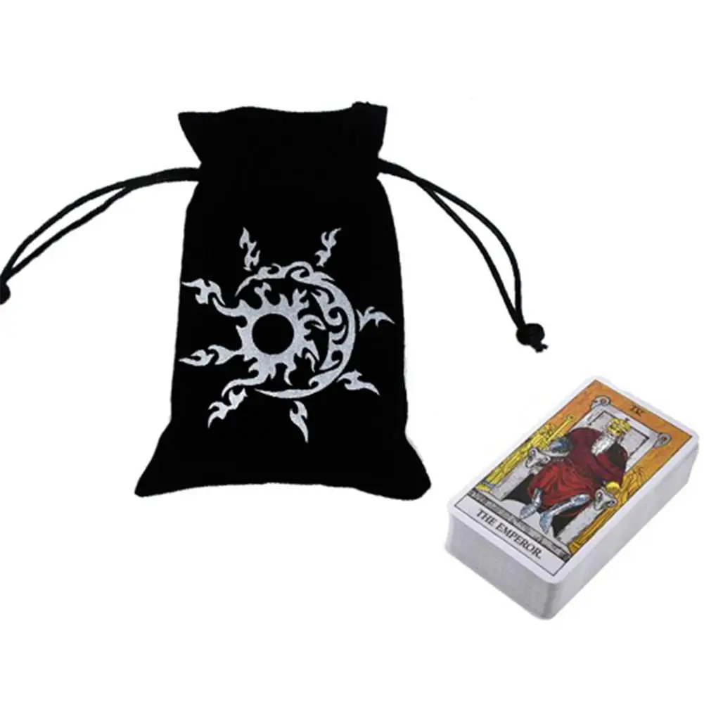 

High-grade Flannel Tarot Storage Bag Small Object Storage Pouch Cards Holding Container for Enthusiasts Magicians