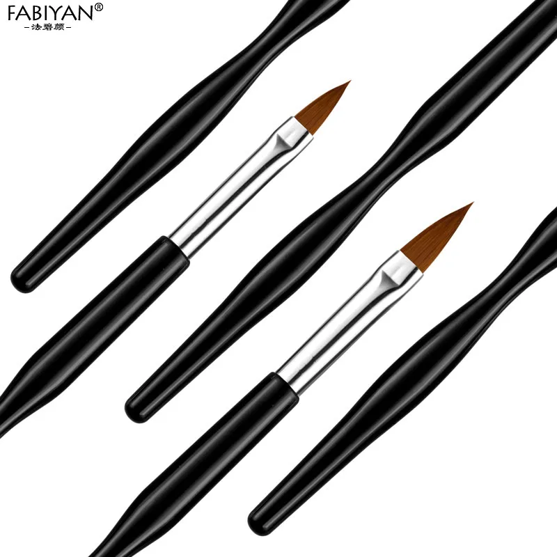 5 шт./компл. кисти для рисования акриловыми ногтями пудры УФ-геля цветами ручка