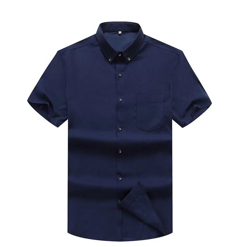 14XL Летняя мужская рубашка с длинным рукавом коротким размера плюс большие 8XL