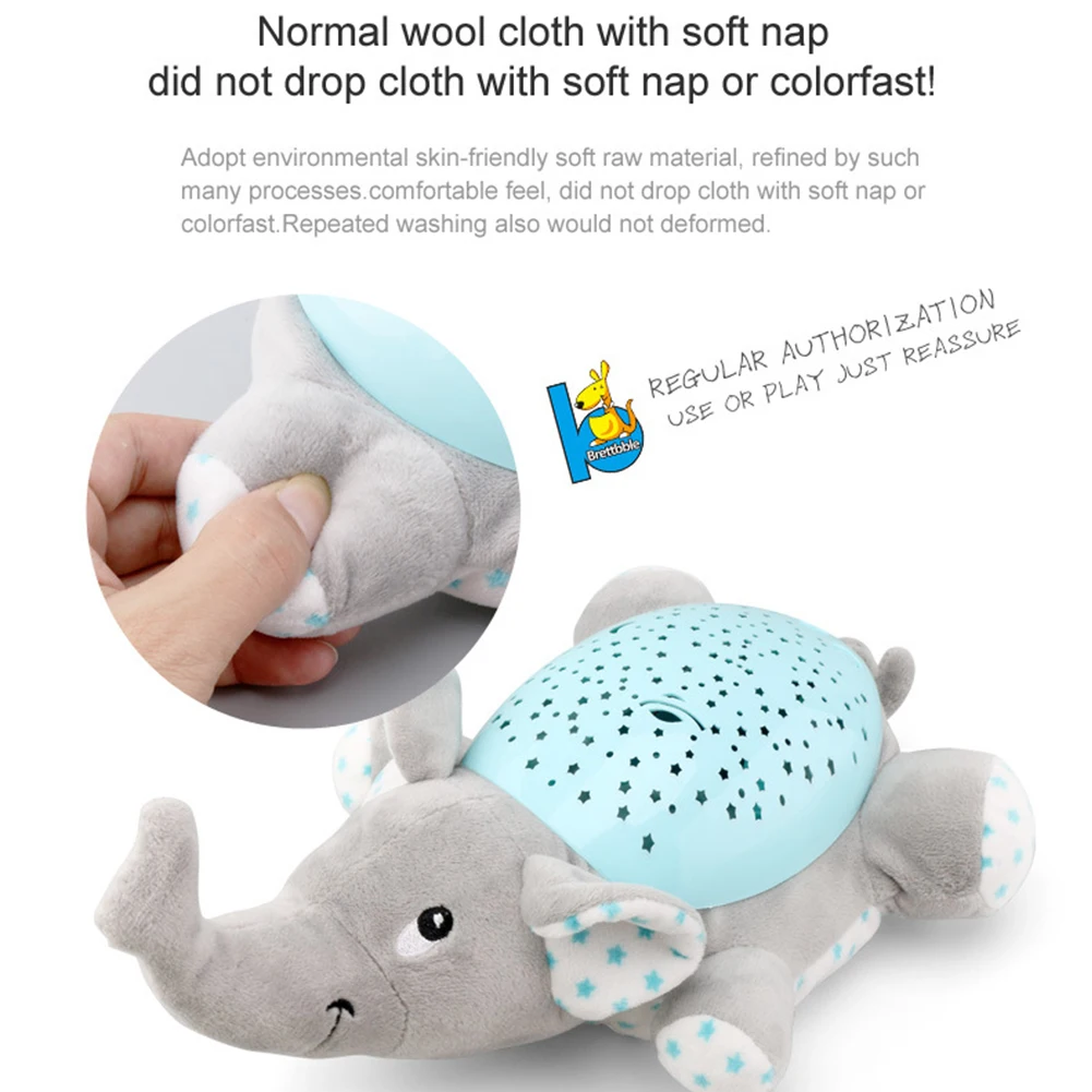 

Cartoon Music Infant Toy Cute Animal Dream Starlight Projection