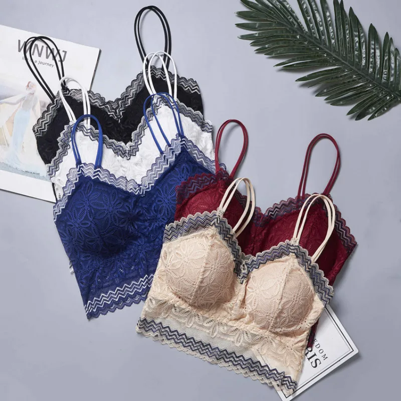 Кружевной бюстгальтер для женщин сексуальное нижнее белье с открытой спиной
