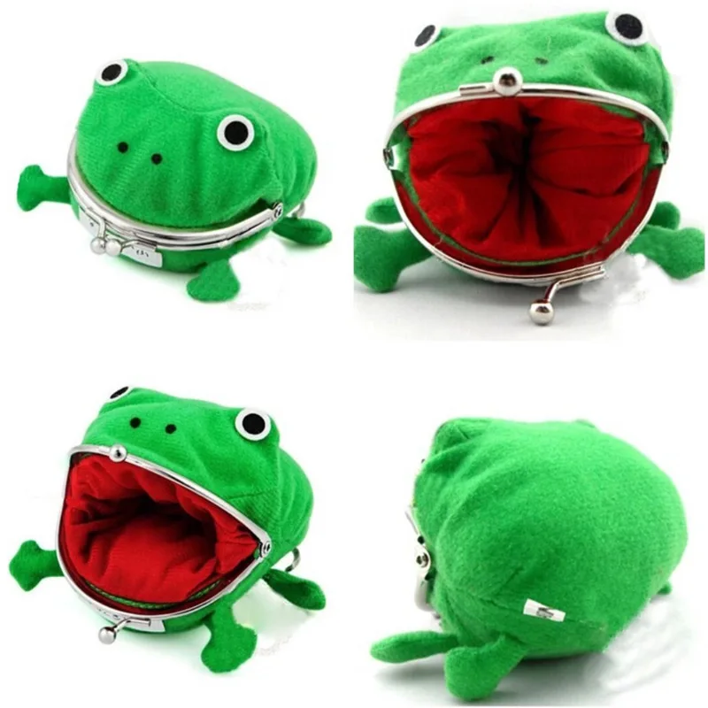 

Frog Wallet Anime Cartoon Wallet Coin Purse Manga Flannel Wallet Cute Purse Coin Holder