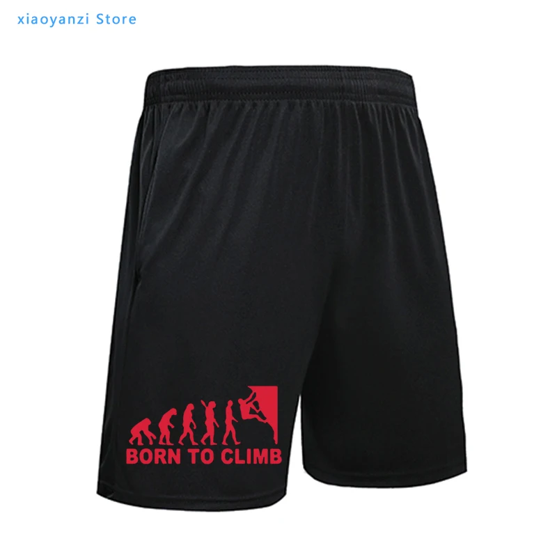 

Evolution Born To Climb Father's Day Present Funny Men Women Sweatpants Birthday Gift Unisex Sports Shorts Set Pants clothing