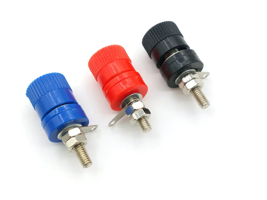 10 шт. Клеммная клемма для AV спикер усилитель Разъем 4 мм разъем типа