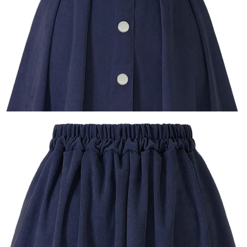Женская юбка миди на пуговицах Новая Винтажная трапециевидная модная