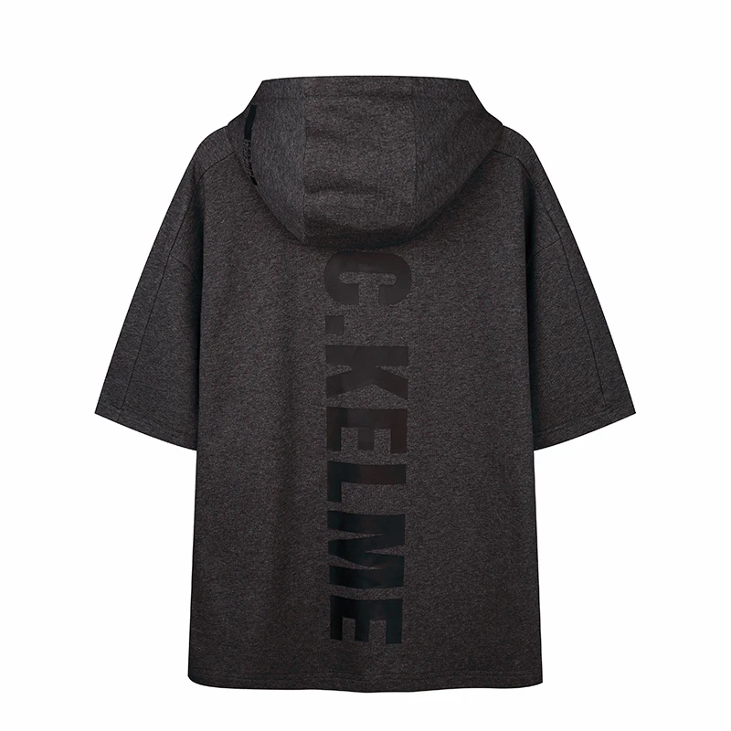 Мужские толстовки KELME летняя однотонная толстовка с рукавом до локтя в стиле