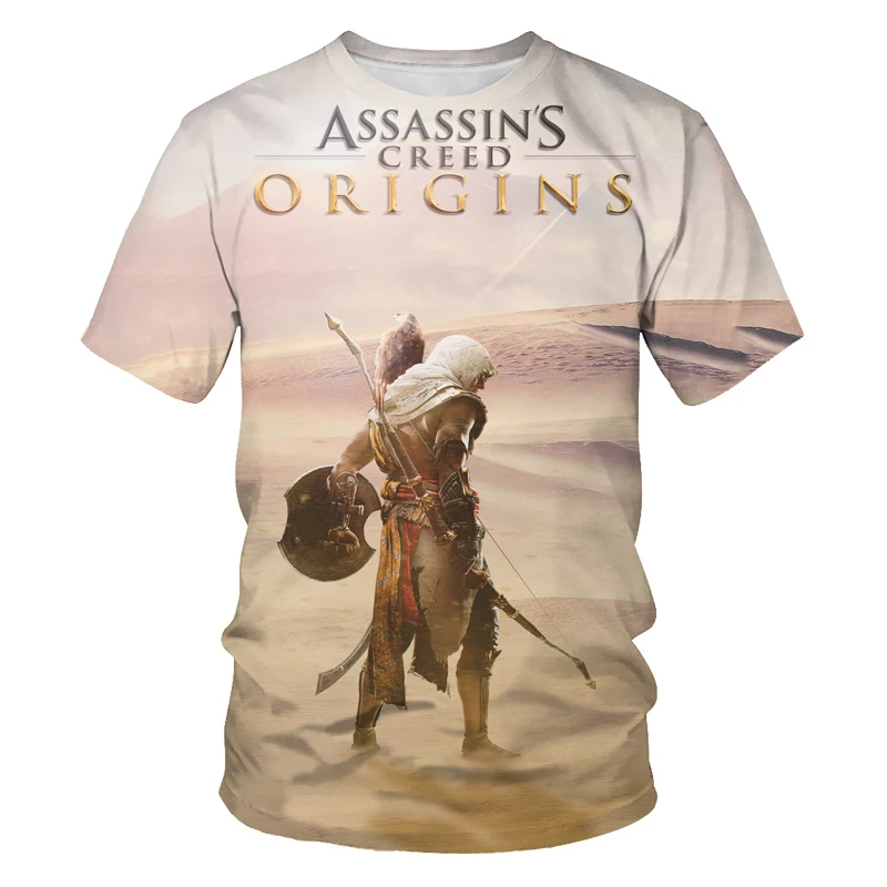 

Desert Assassin 3d printing men's casual O-neck T-shirt fashion new large size breathable street men's clothing