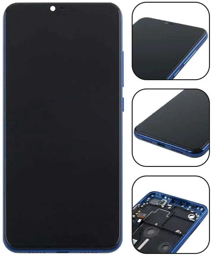 ЖК дисплей и рамка для Xiaomi Mi 8 Lite/ 8X сенсорный дигитайзер в сборе 10 точек касания