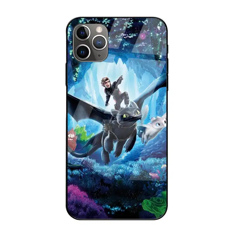 

0 How To Train Your Dragon Phone Case Tempered Glass For Iphone6plus 6S 7 7plus 8 X XS XSmax XR 11 12 Pro Max 12mini