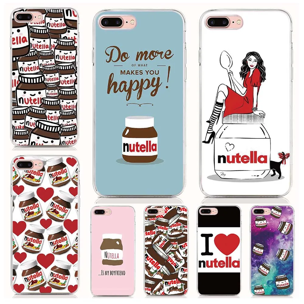 

Silicone Case Coque For Samsung Galaxy S20 Ultra S20 FE S10e S10 5G S9 S8 Plus TPU Soft Cover Nutella