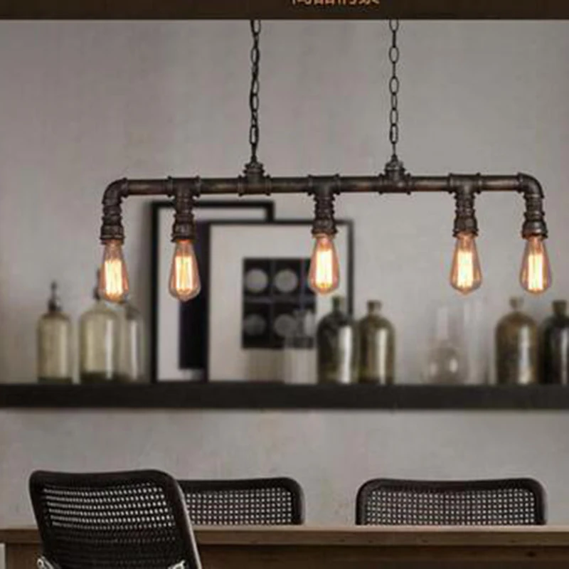 Промышленный Ретро Креативный светодиодный комнатный подвесной светильник e27