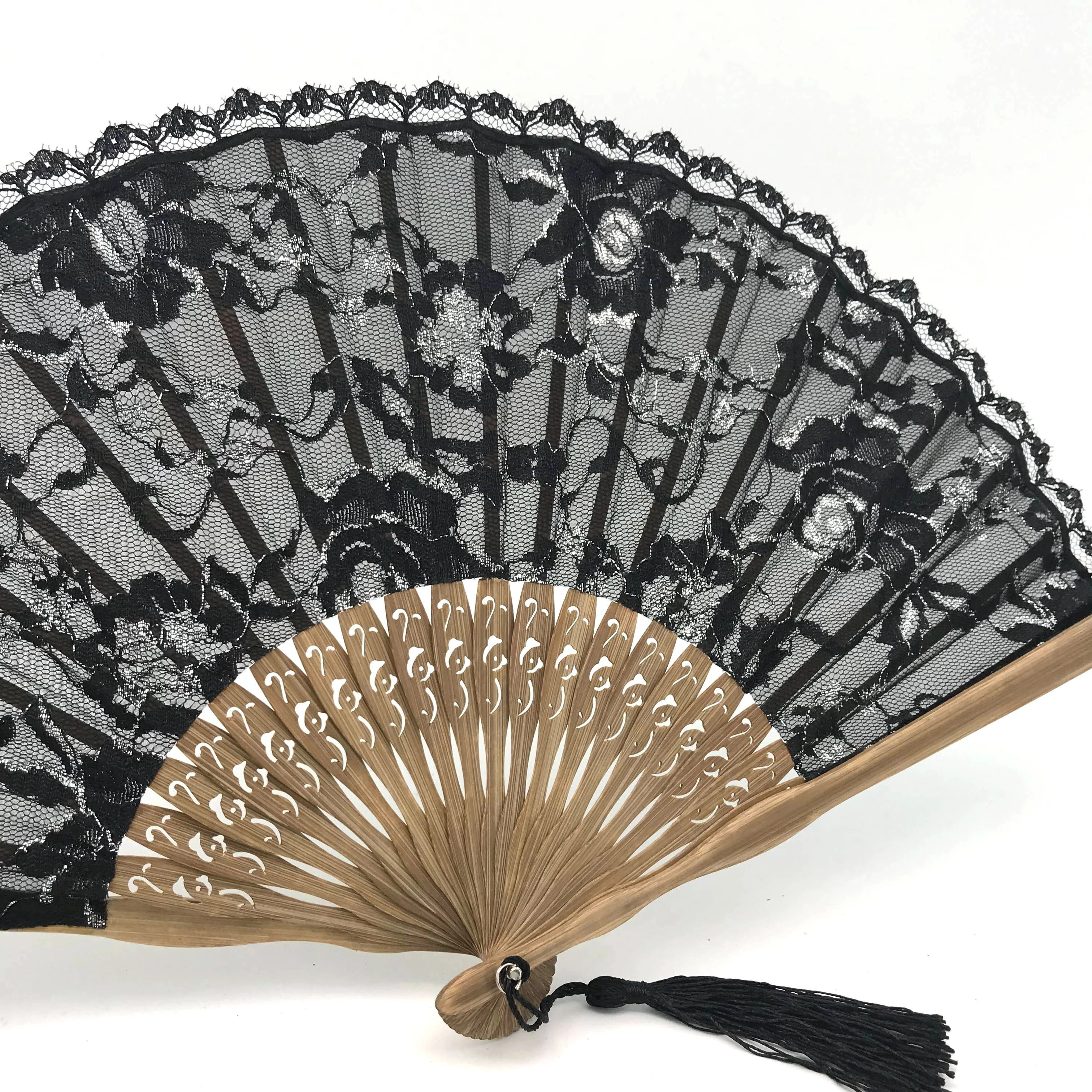 Декоративные бамбуковые вееры в китайском стиле шелковые складные для танцев