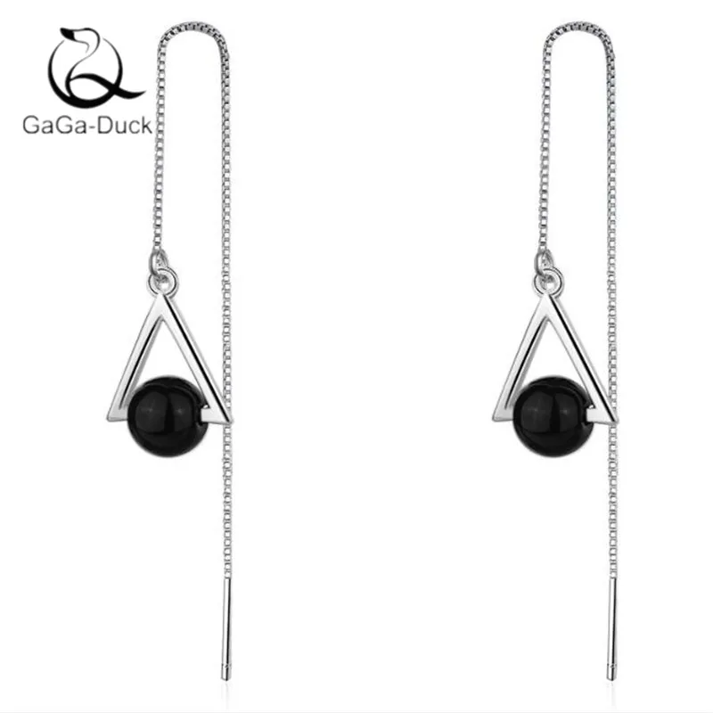 Новые простые треугольные геометрические ювелирные изделия из стерлингового