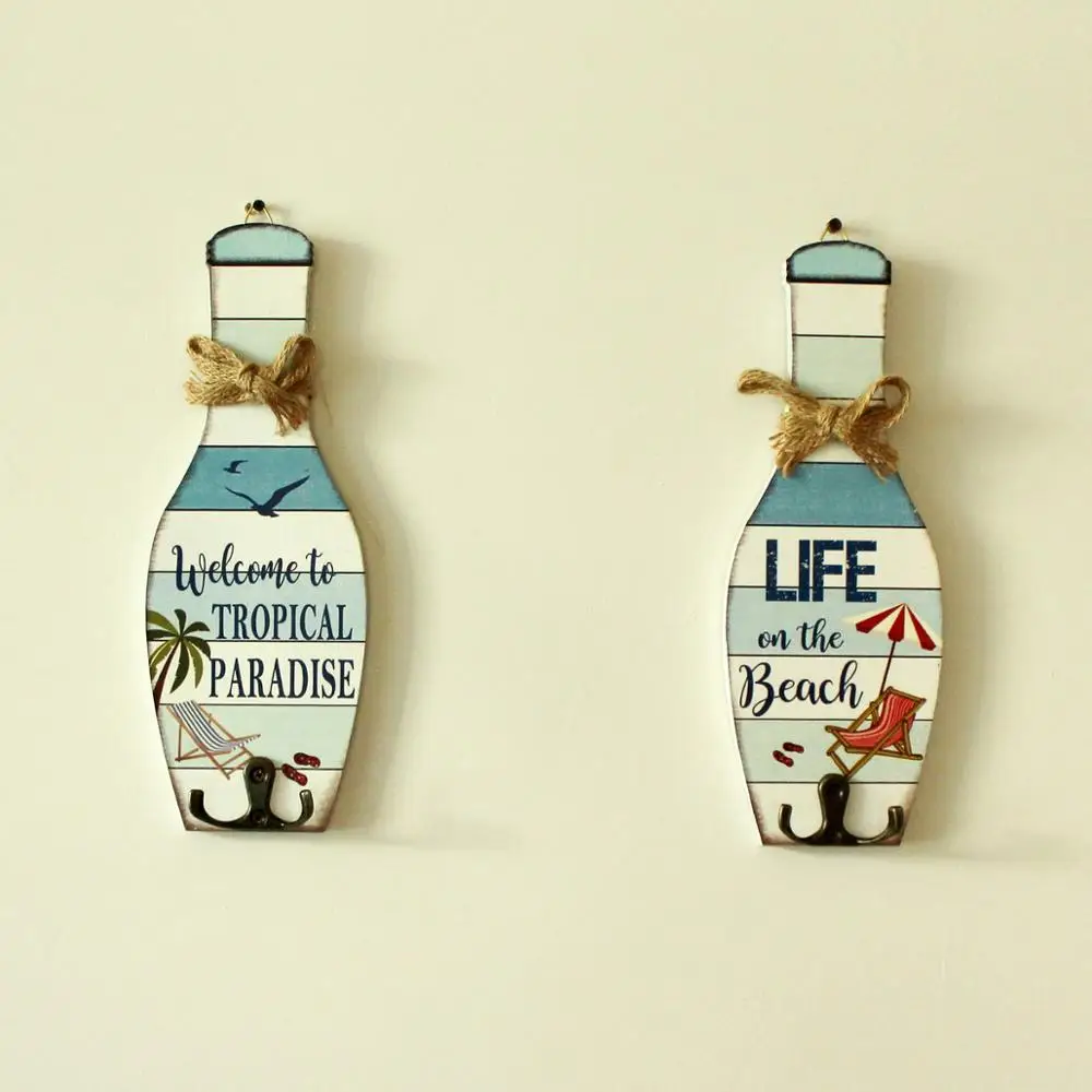 Деревянный крючок в форме боулинга настенное крепление или дверная вешалка