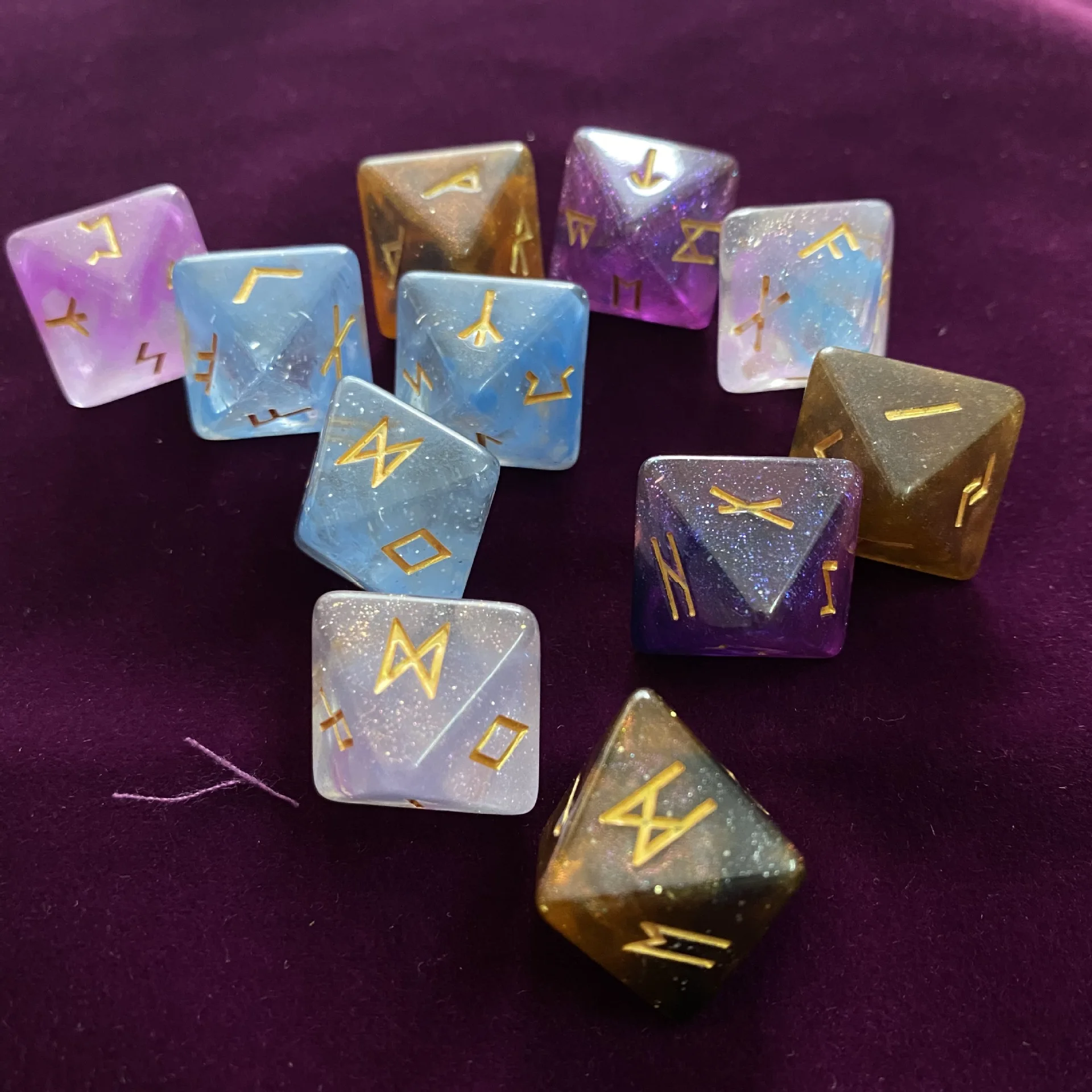 3 шт./лот Starry Rune акриловые кости Tarot аксессуары отправляемая сумка|Кубики| |