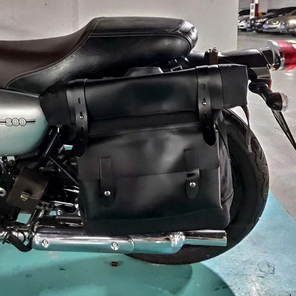 

New Motorcycle Saddle Bag Motorbike Side Bag Luggage Pouch Fit For All Motorcycle Top Quality Black Outdoor Travel Moto Backpack